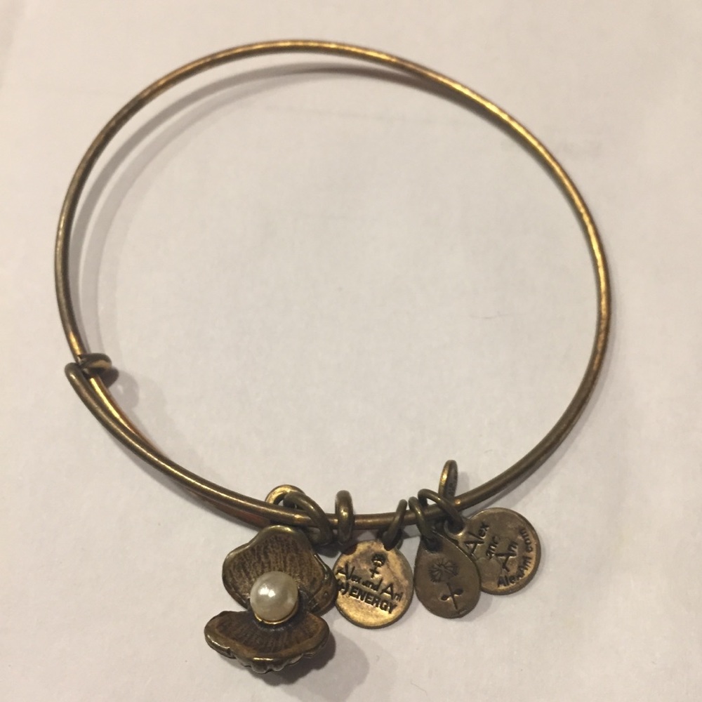 Alex and Ani bangle bracelet - pearl